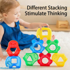 Animal Shape Stacking Puzzle Building Blocks