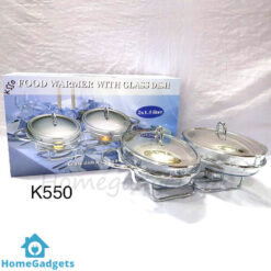Food Warmer with Glass Dish 2 x 1.5 Liter K550