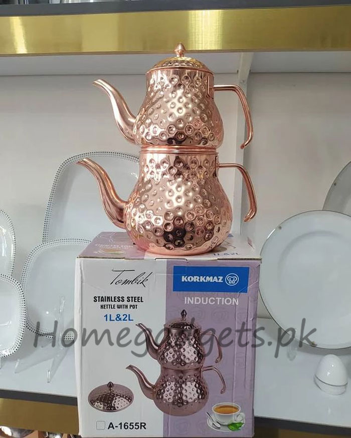 Korkmaz Double Kettle with Pot