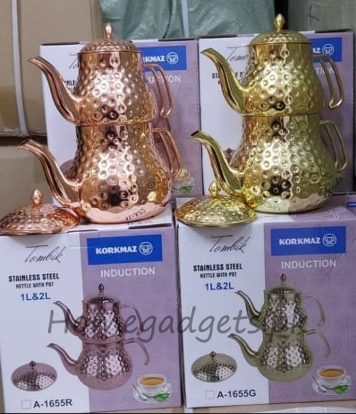 Korkmaz Double Kettle with Pot