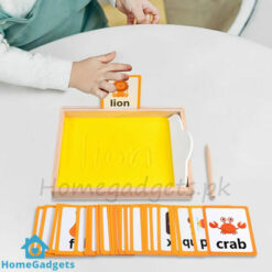 Montessori Wooden Sand Tray For Writing 7 Montessori Wooden Sand Tray For Writing