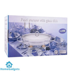 Oval Food Warmer With Glass Dish 3 Liters K-300