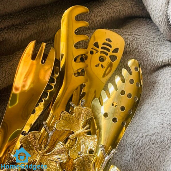 Presto Golden Serving Tong Set of 4 2 Presto Golden Serving Tong Set of 4