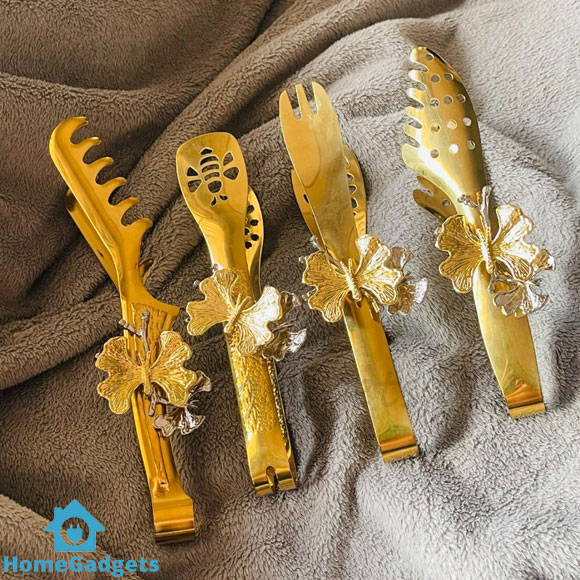 Presto Golden Serving Tong Set of 4 1 Presto Golden Serving Tong Set of 4