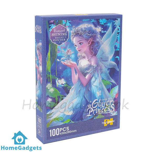 Princess Cindy Belle Glitter Jigsaw Puzzle 100 Pcs 2 Princess Cindy Belle Glitter Jigsaw Puzzle 100 Pcs