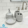 Resin Bathroom Set of 4 Pcs 3 Resin Bathroom Set of 4 Pcs