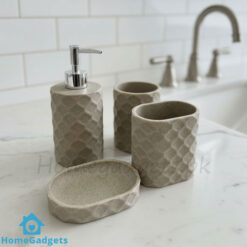 Resin Bathroom Set of 4 Pcs