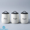 Airtight Tea Coffee And Sugar Jar Set 3 Pcs