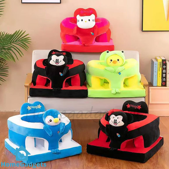 Baby Flat Foam Floor Seat – Training Chair with Back Support 1 Baby Flat Foam Floor Seat