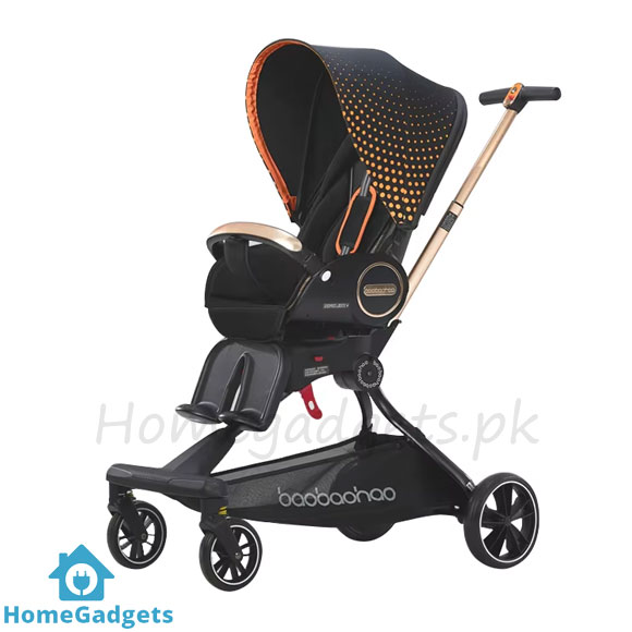 Baobaohao Baby Trolley Ultra Foldable Stroller V9 Orange 1 Baobaohao Baby Trolley Ultra Foldable Stroller V9 Orange