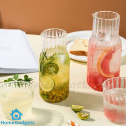Bedside Water Carafe Glass Set with Tumbler