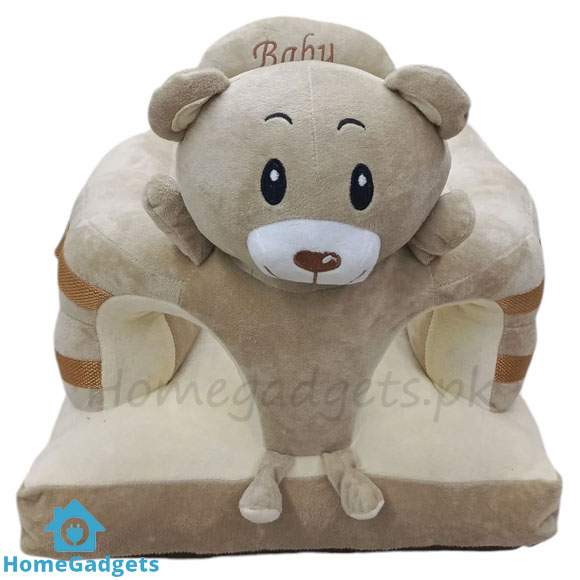 Cartoon Bear Baby Sofa Seat – Cute Toddler Plush Seater 2 Cartoon Bear Baby Sofa Seat