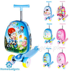Children Waterproof Cartoon Scooter Suitcase