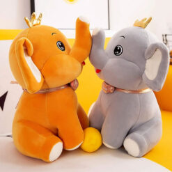 Crown Baby Elephant Plush Soft Stuffed Toy 9 Crown Baby Elephant Plush Soft Stuffed Toy