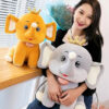 Crown Baby Elephant Plush Soft Stuffed Toy 10 Crown Baby Elephant Plush Soft Stuffed Toy