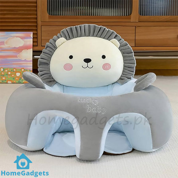 Cute Cartoon Lion Baby Support Seat – Learn to Sit Soft Chair for Toddlers 3 Cute Cartoon Lion Baby Support Seat