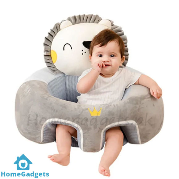 Cute Cartoon Lion Baby Support Seat – Learn to Sit Soft Chair for Toddlers 4 Cute Cartoon Lion Baby Support Seat