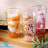 Double Wall Flower Glass 1 Pcs