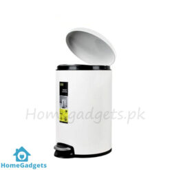 EKO Maggey Stainless Steel Pedal Dustbin EK9113 White