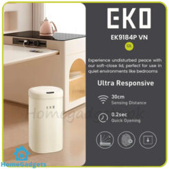 EKO Vintage Automatic Trash Can EK9184P-VN