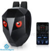 EYE LED Motorcycle Backpack with Bluetooth LCD Display | Waterproof Knight Bag 8 EYE LED Motorcycle Backpack with Bluetooth LCD Display