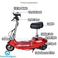 Electric Kick Scooter for Adults with Seat
