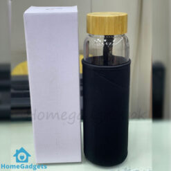 Glass Water Bottle with Cover