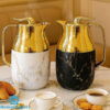 Golden Marble Pattern Thermo Bottle 1 Liter