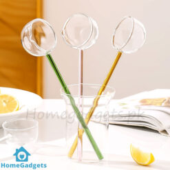 Heat Resistant Borosilicate Glass Tarka Spoon