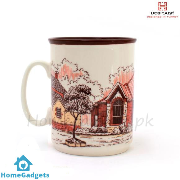 Heritage European Houses Print Mugs Set Of 6 12 Heritage European Houses Print Mugs Set Of 6