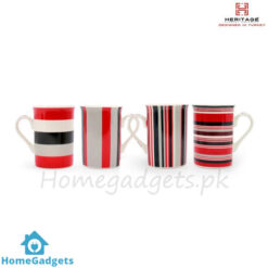 Heritage Stripe Mugs Set of 6