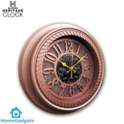 Heritage Vintage Wall Clock FALLOW