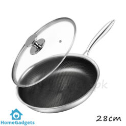 Honeycomb Fry Pan with Lid 28cm