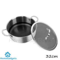 Honeycomb Non Stick Stainless Steel Cookware Pot 32cm 5 Honeycomb Non Stick Stainless Steel Cookware Pot 32cm