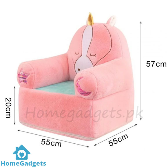 Kids Pink Unicorn Plush Couch Sofa Seat – Toddler Soft Seater 2 Kids Pink Unicorn Plush Couch Sofa Seat