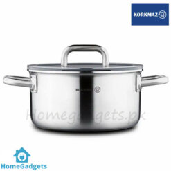 Korkmaz Aura Stainless Steel Cookware Set 8 Pcs