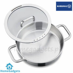 Korkmaz Aura Stainless Steel Cookware Set 8 Pcs 7 Korkmaz Aura Stainless Steel Cookware Set 8 Pcs