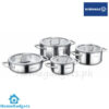 Korkmaz Aura Stainless Steel Cookware Set 8 Pcs 9 Korkmaz Aura Stainless Steel Cookware Set 8 Pcs