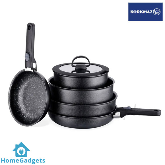 Korkmaz Neta 10 Piece Cookware Set A2611 3 Korkmaz Neta 10 Piece Cookware Set A2611