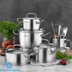 Korkmaz Proline Cookware Set Satin 9 Pcs – A1150 5 Korkmaz Proline Cookware Set Satin 9 Pcs – A1150