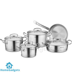 Korkmaz Proline Cookware Set Satin 9 Pcs – A1150