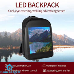 LED Color Screen Customizable Backpack Travel Bag School Bag with USB Cable 10 LED Color Screen Customizable Backpack Travel Bag School Bag with USB Cable 4 homegadgets.pk