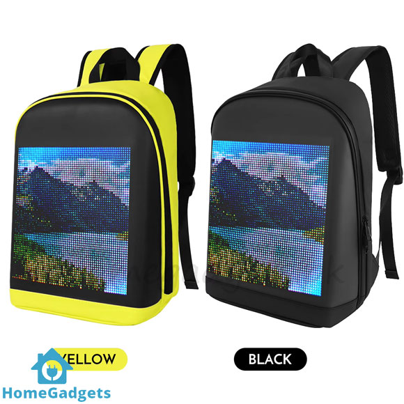 LED Color Screen Customizable Backpack Travel Bag School Bag with USB Cable 7 LED Color Screen Customizable Backpack Travel Bag School Bag with USB Cable