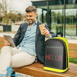 LED Color Screen Customizable Backpack Travel Bag School Bag with USB Cable 12 LED Color Screen Customizable Backpack Travel Bag School Bag with USB Cable