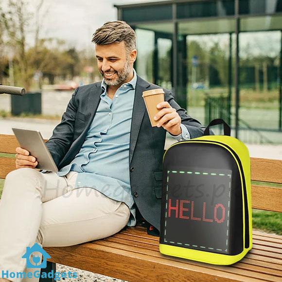 LED Color Screen Customizable Backpack Travel Bag School Bag with USB Cable 6 LED Color Screen Customizable Backpack Travel Bag School Bag with USB Cable