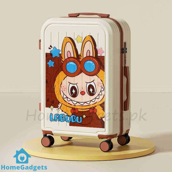 Labubu Cartoon Kids Suitcase - Travel Luggage Bag for Children 1 Labubu Cartoon Kids Suitcase - Travel Luggage Bag for Children