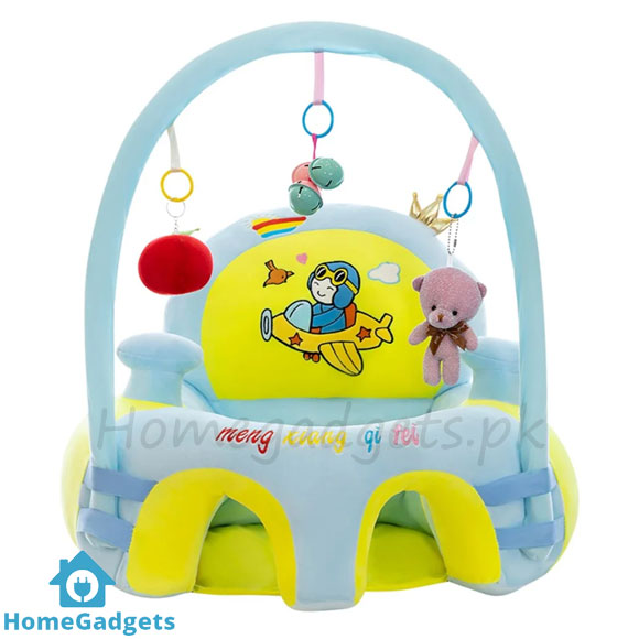 Learn to Sit with Back Support Baby Floor Seat with Toy Bar – Comfortable Baby Chair in Pakistan 5 Learn to Sit with Back Support Baby Floor Seat with Toy Bar