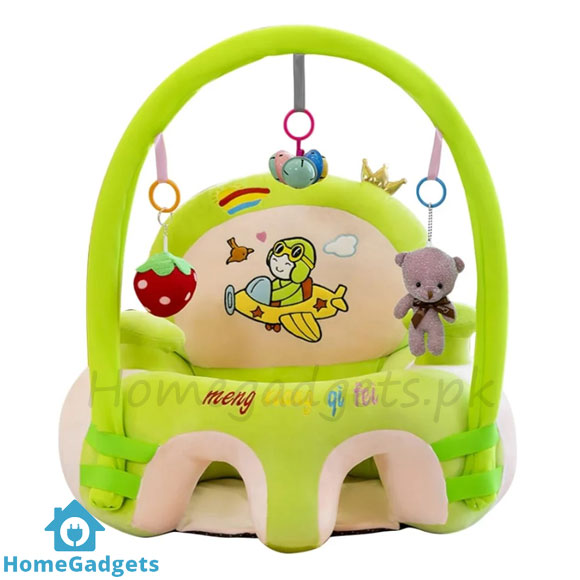 Learn to Sit with Back Support Baby Floor Seat with Toy Bar – Comfortable Baby Chair in Pakistan 7 Learn to Sit with Back Support Baby Floor Seat with Toy Bar