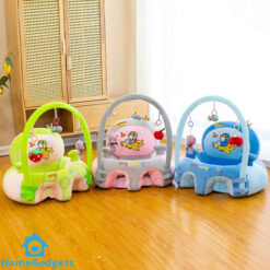 Learn to Sit with Back Support Baby Floor Seat with Toy Bar – Comfortable Baby Chair in Pakistan 10 Learn to Sit with Back Support Baby Floor Seat with Toy Bar