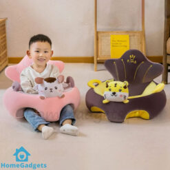 Learn to Sit with Back Support – Baby Character Floor Seat with Side Handles